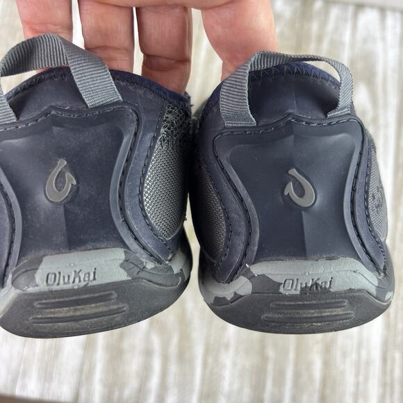 Olukai Eleu Trainer Water Shoes Mens 10 Blue Quick Dry Mesh Bungee 10284-26DE - Picture 9 of 16